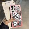 Leopard Print Logo Case for Samsung Galaxy A35 A24 A25 A26 A17 A20s A34 A12 A15 A16 A13 A14 A21s A23 A31 Phone Cover
