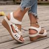 Women's Sandals 2026 New Wedges Heels Sandals For Summer Shoes Women Luxury Flower Sandalias Soft Heeled Summer Footwear