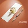 Gold Powder Ink Non-Blocking EF/F Nib Transparent Fountain Pen For Calligraphy Smooth Writing School Office Supplies Stationery