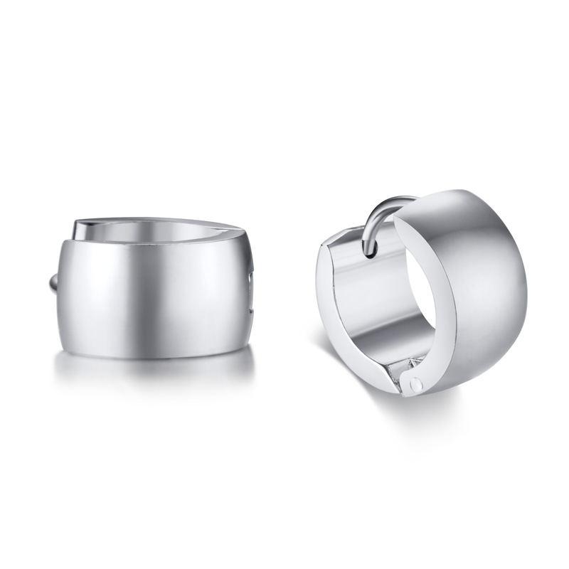Minimalist Square Hoop Earring for Women Girls Ear Huggie Rectangle Hoops Dangle Stainless Steel Not Allergic