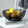 Nordic Creative Fruit Plate Iron Fruit Plate Snacks Living Room Basin Home Desktop Storage Basket