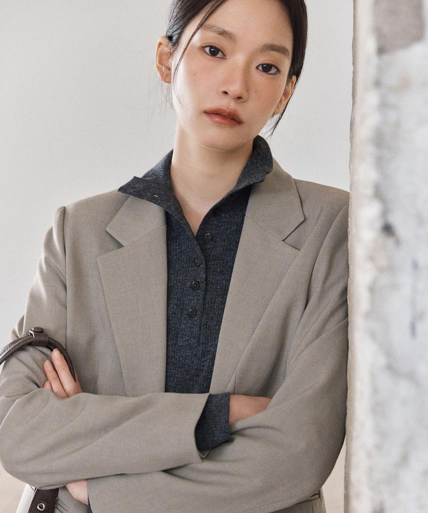 MIXXO Button-Up Turtleneck T-Shirt_Miwlwg108A