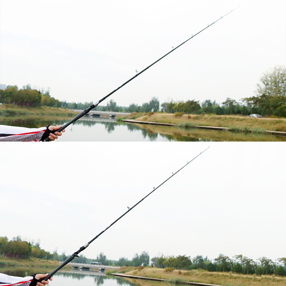 Portable 4 Section 5 Section Fishing Rod 1.8m 2.1m Carbon Fiber Fishing Rod Spinning Rod Carp Fishing Tackle