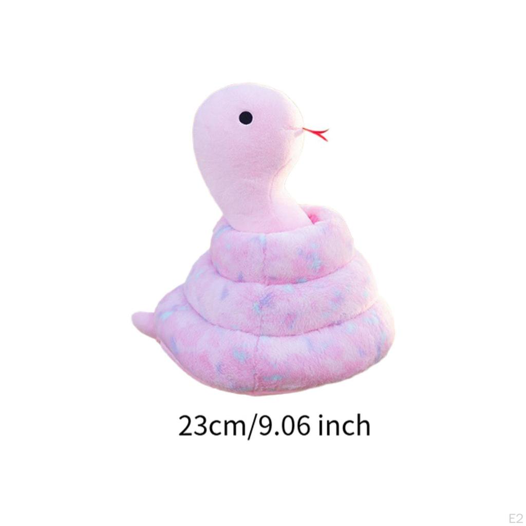 Snake Stuffed Animal Office Bedroom Living Room Cute Toy for Ornament
