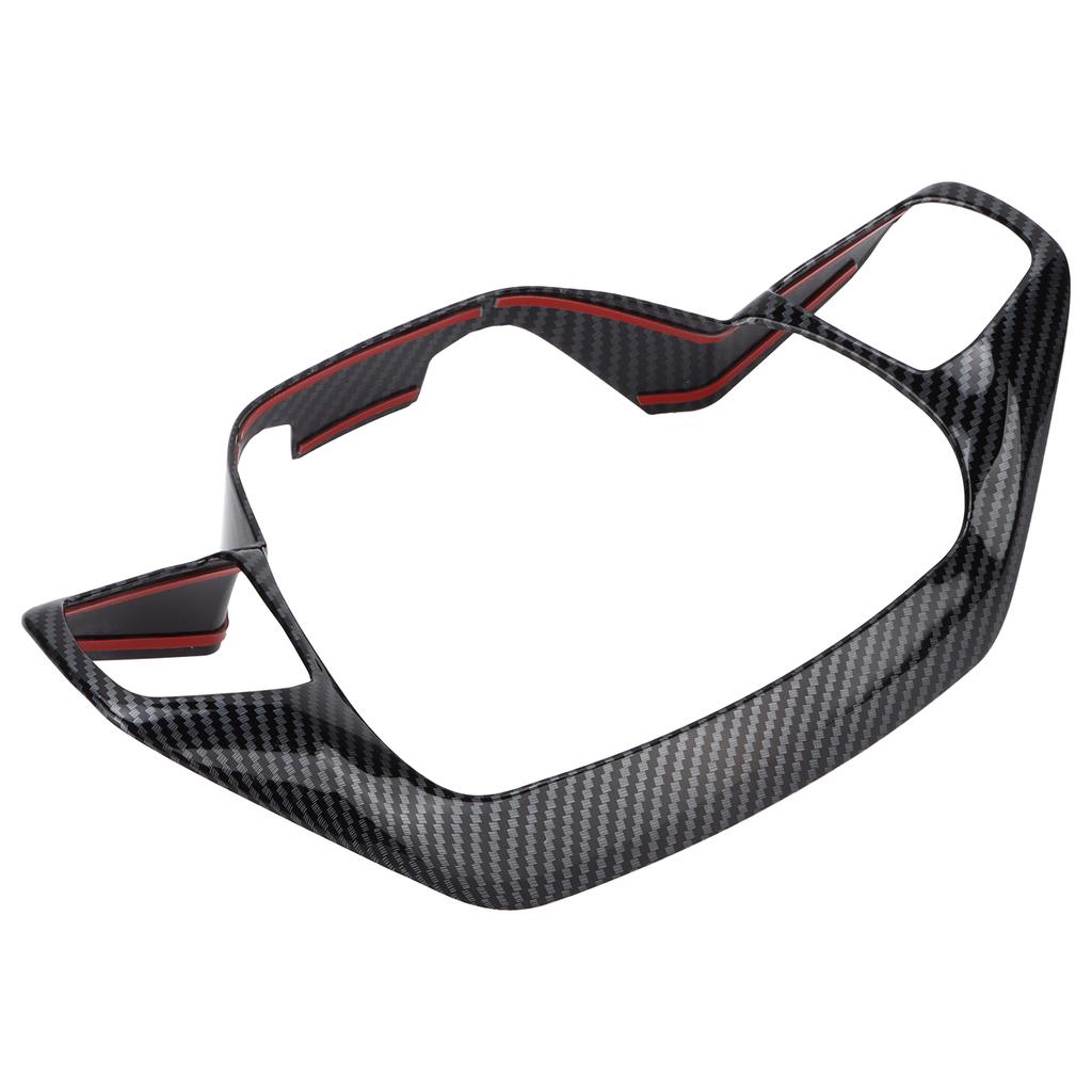 Steering Wheel Trim Frame Carbon Fiber Style Cover Replacement for Ford Focus 2019 2021
