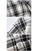2025 Men's Plaid Woolen Shirt Jacket - Fashionable Loose-Fit Plus Size Autumn Casualwear