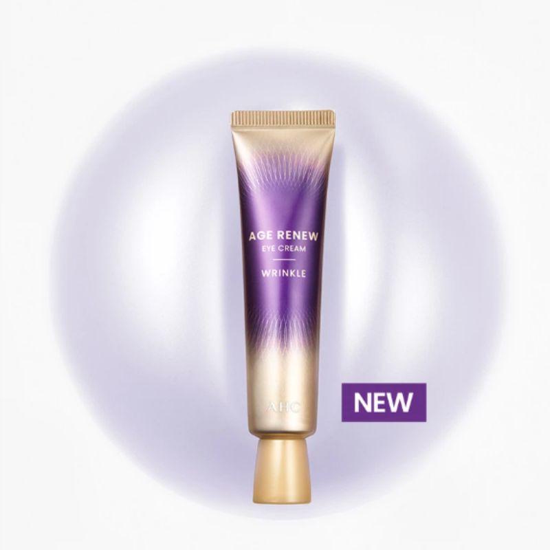 AHC Crema de Ojos Renovación de Edad Arrugas 30ml – Crema de Ojos Antiarrugas Reafirmante para Piel Hidratada y Juvenil