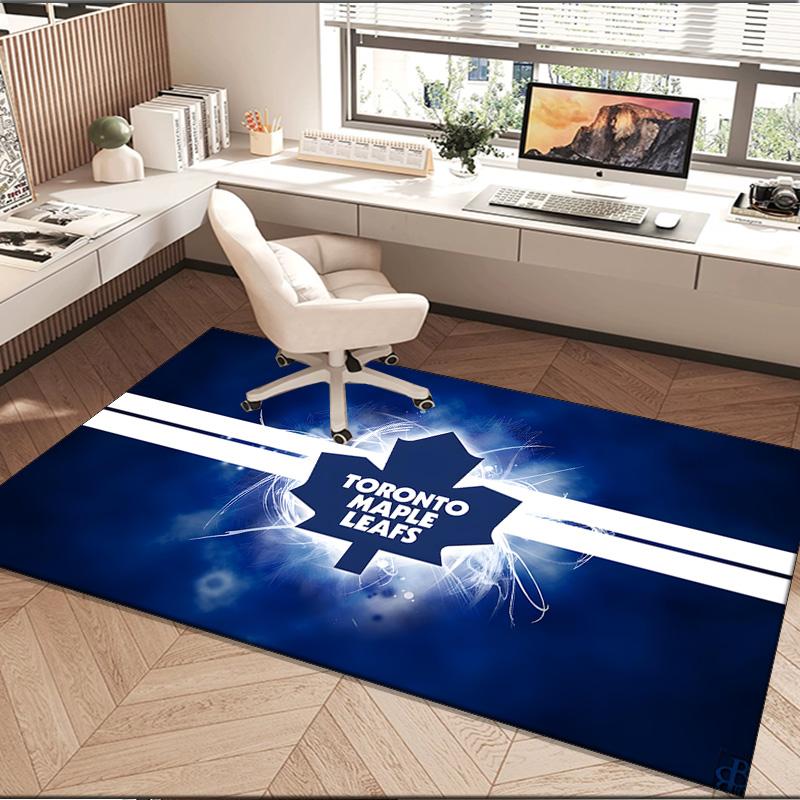 Maple Leafs Area Rug Suitable for Indoor And Outdoor,Carpets for Playroom, Homes, Offices, Living Rooms,Home Decor,Christmas Fan Gift