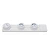 Under Cabinet Power Strip with USB Port 40cm Electrical Stainless Steel Aluminum Alloy Power Strip Track System for