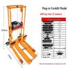 Yuzhe Manual Mini Forklift: Small Hydraulic Pallet Jack Stacker for Households