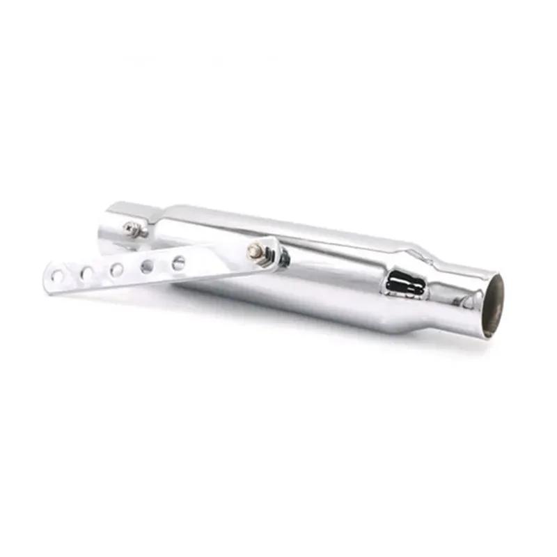 Motorcycle 12'' Exhaust Pipe Muffler Cruiser Chopper Bobber Cafe Racer Dual Sport Bike Scooter Offroad