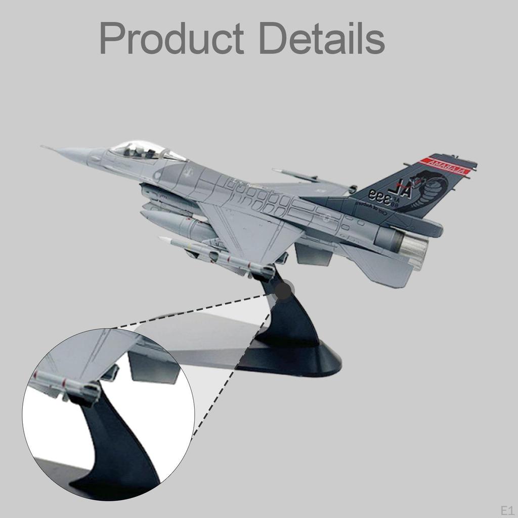 Fighter Jet Display Ornament 1/72 Desktop Airplane Children Toy Plane Boy Toys for Keepsake