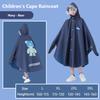 With Gloves Waterproof School Raincoat Detachable Clear Brim Outdoor Rain Cloak  for Boys and Girls