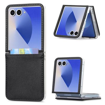 PU Leather Wallet Bag Phone Cover Anti-Shock Case for Samsung Galaxy Z Flip7 5G Flip 7 6 Flip6 Flip4 Flip 5 4 3 2 Flip3 Flip2