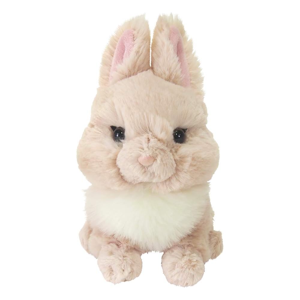 Sunlemon Lapinu Beige Netherlands Dwarf Rabbit Plush Toy 17x12x16cm Animal Stuffed Animal
