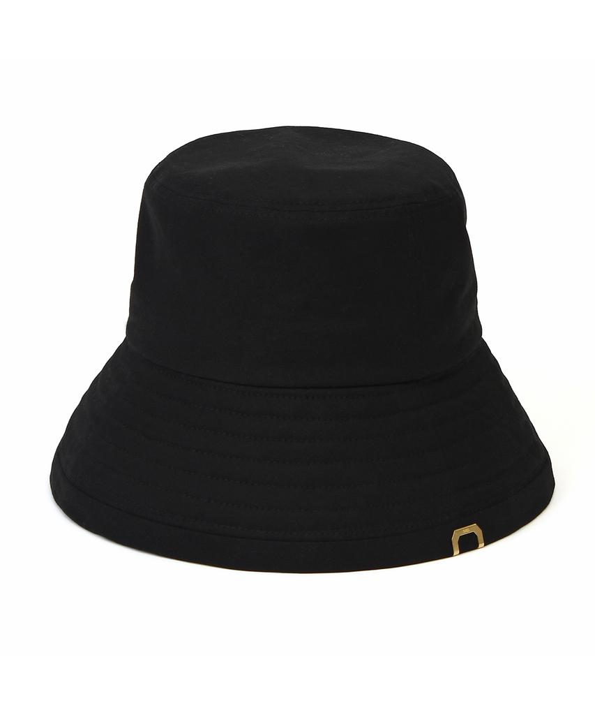Eondeokeonteulolseutyudio Cotton Bucket Hat Drop Bucket / D Bio / Black