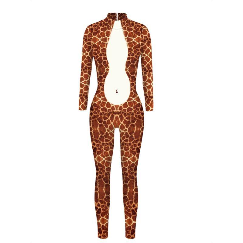

3D Animal Print Jumpsuit Cosplay Costume 3D Animal Cosplay Costume style1 S