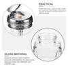 180ml/120ml Clear Refillable Bottle Glass Liquid Pump Dispenser Bottle  Facial Toner