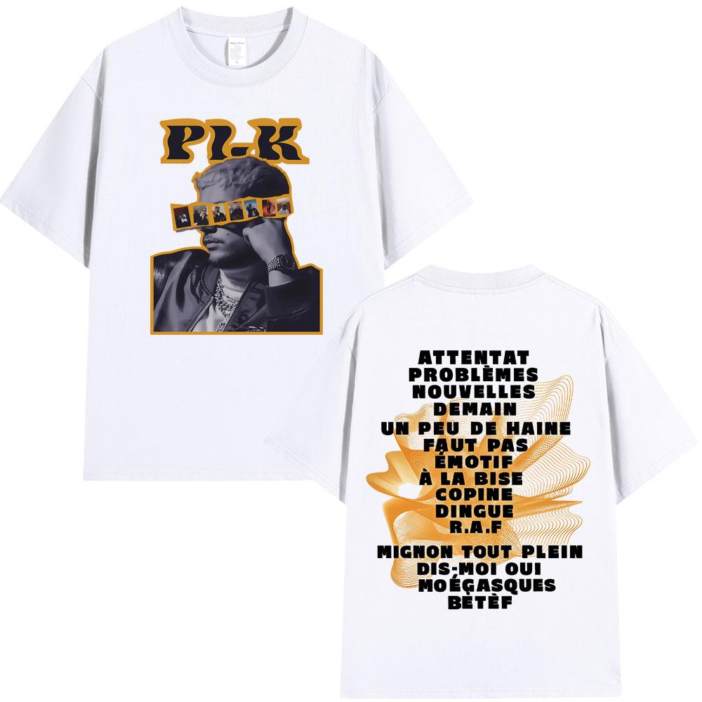 2026 Rap Singer Plk Portrait MaleFemale Fashion Retro HipHop Casual Cotton Streetwear Comfortable TShirt