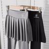 Girls' Quick-Dry Spring & Autumn 2025 Fake Two-Piece Tennis Skort and Yoga Base Shark Pants