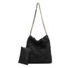 Rhombus large-capacity tote bag 2025 spring and summer new fashion women's bag with simple personality Korean version women's shoulder bag