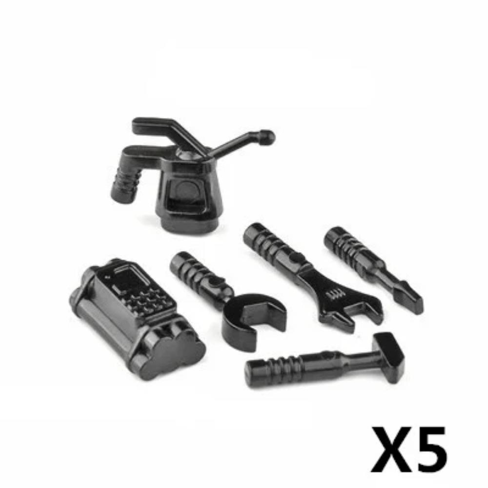 

Аксессуары для военных времен Второй мировой войны, фигурка солдата, строительные блоки, Гатлинг, Барьер, Крепость, Рюкзак, Жилет, MOC, Армейские кирпичики, Игрушки для детей J097