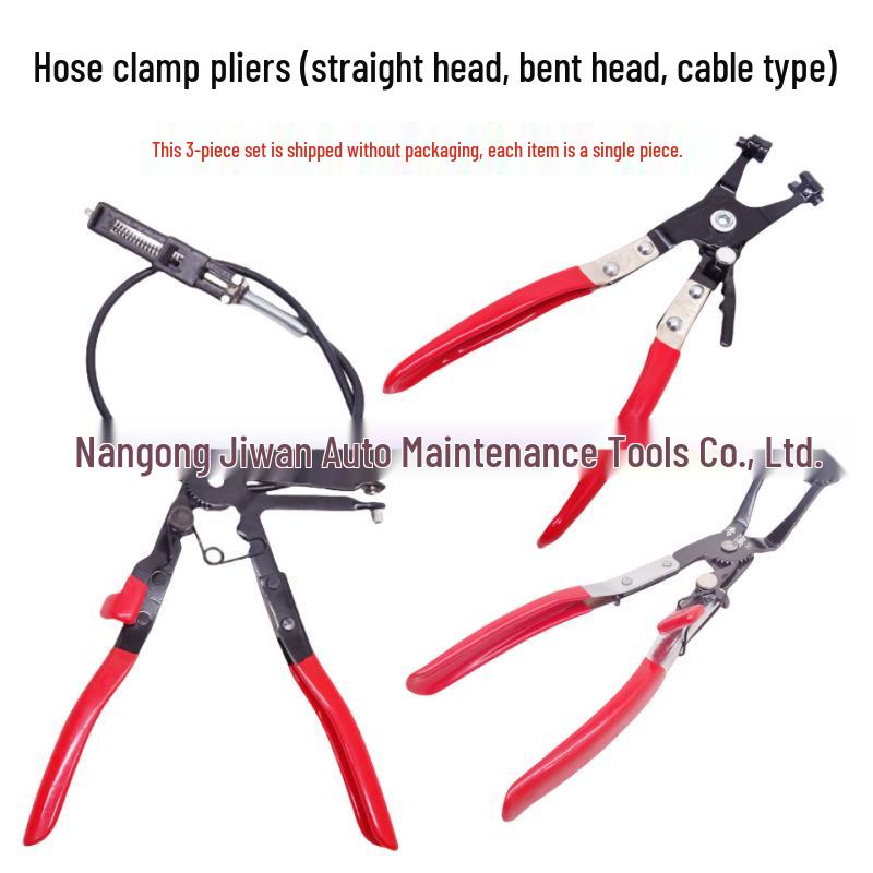 Throat-Type Automotive Hose Clamp Pliers Oil Pipe Disassembly Tool Set