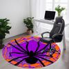 1pc Spider Web Office Round Area Rug, Indoor Mat Suitable ForOffice, Under Office Chairs Bedroom Living Room Home Decor T151