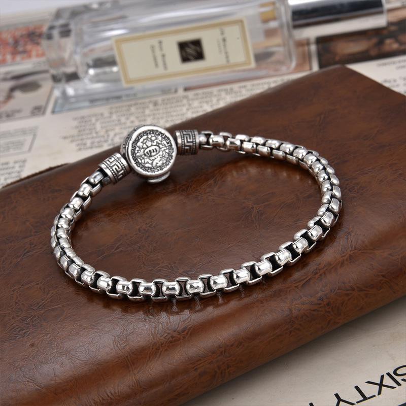 Xiangxu Retro Hip Hop Lion Bracelet - Men's Stylish Couple Accessory