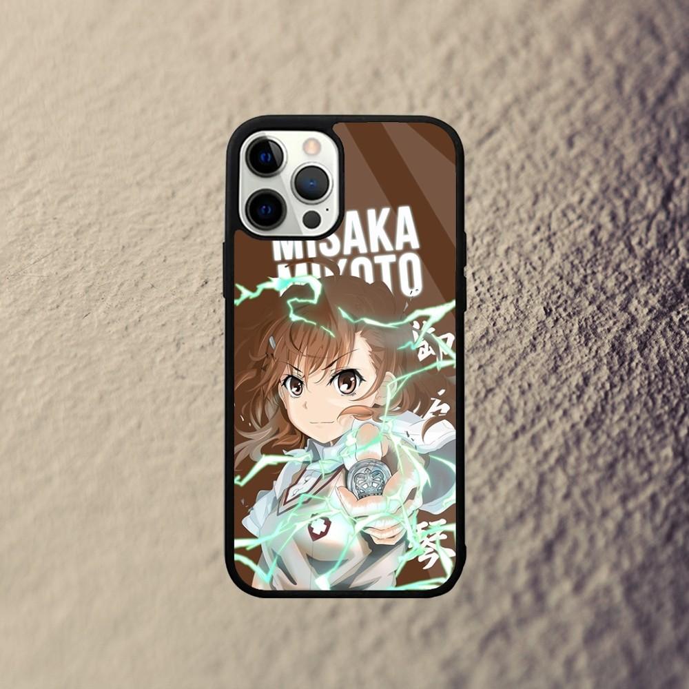 M-Misaka Mikoto Cute Anime Phone Case For iPhone 15,14,13,12,11,Plus,Pro,Max Mini Magsafe Magnetic Wireless Charging