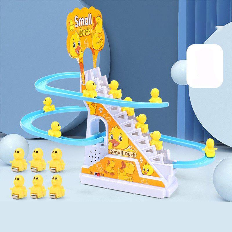 Duck Yellow Little Climbing Stairs Childrens Little Duck Slide Toy Educational