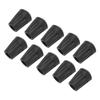 10pcs Walking Pole Rubber Tips Universal Round Head Shock Absorbing Hiking Pole Feet Cover