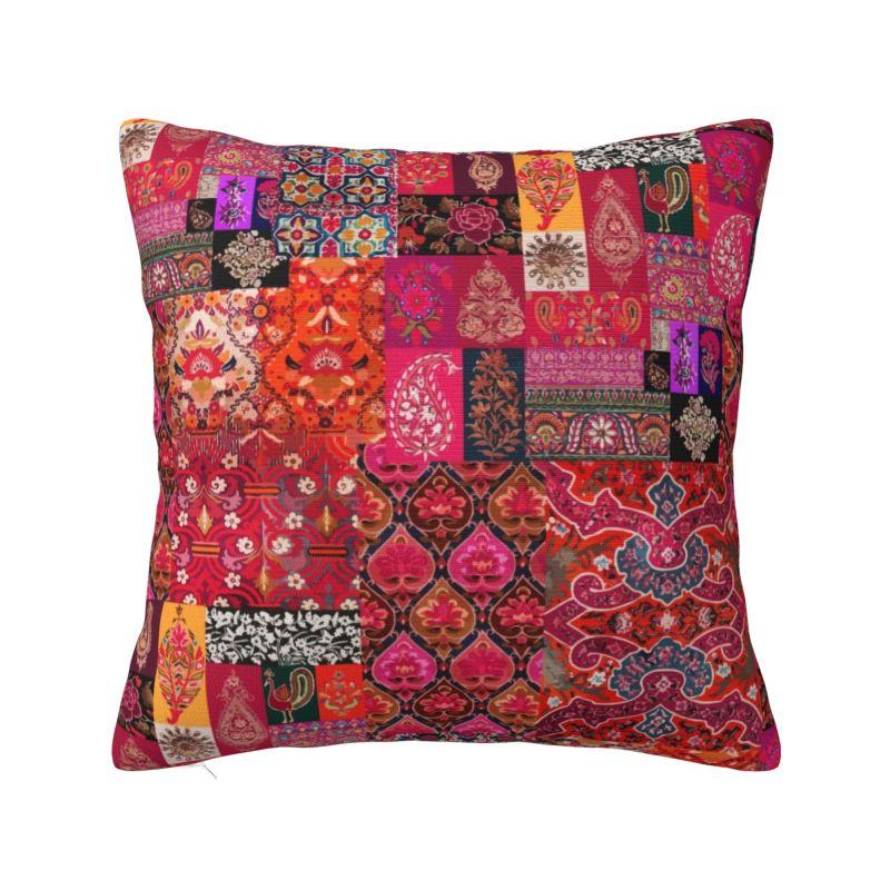 Custom Oriental Traditional Moroccan Turkish Style Pillow Decoration Luxury Bohemian Cushion Decoration Salon Square Pillowcase