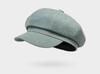 Octagonal hat for women with large head circumference and small face beret outdoor fashioneasiest for matchjapanese styleretro peaked cap