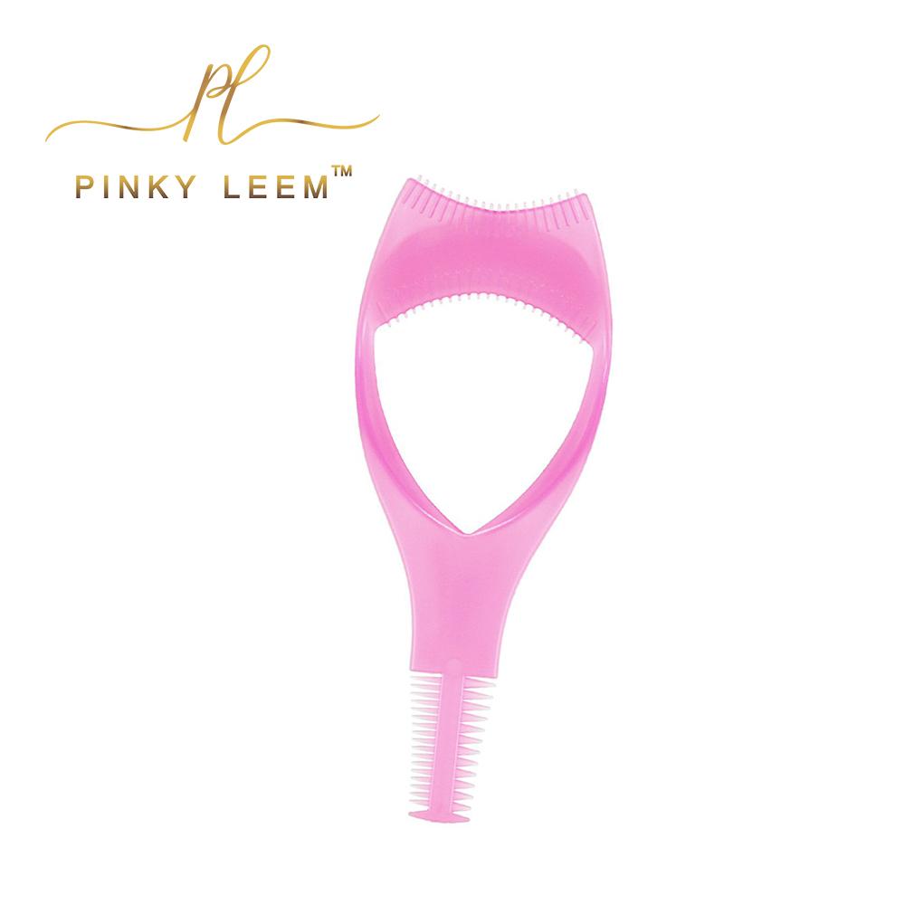 Pinky leem Wholesale 3in 1 Eyelash Mascara Shield Guard Lash Buddy Separator Mascara Lift Curl Beauty Makeup Cosmetic Tool розовый