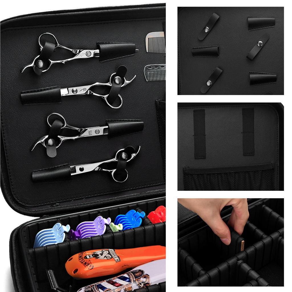 Hair Styling Travel Tool Makeup Bag Barber Large Hairdresser Handbag Professional Salon Hair Cutting Grooming Kit Storage Bag