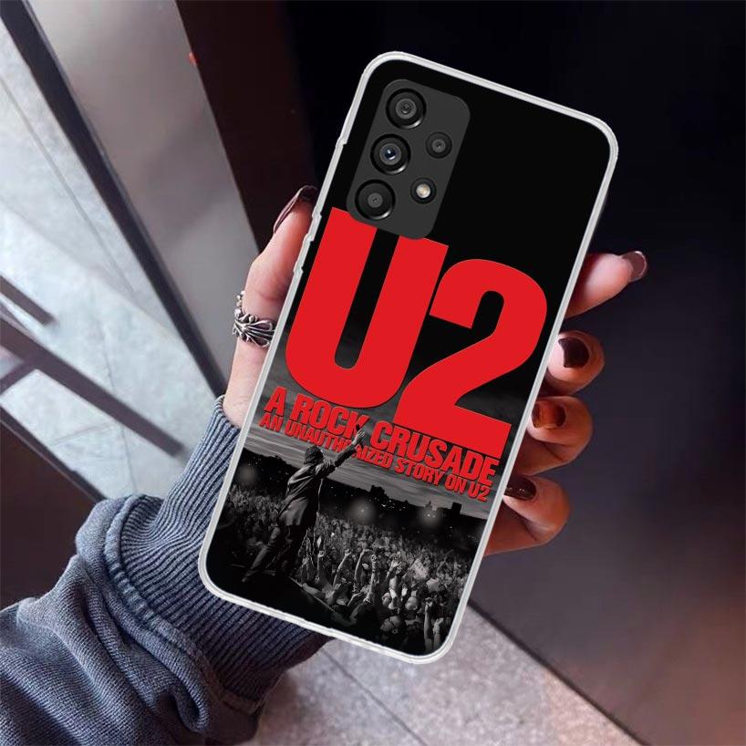 

Band U-U2 Rock Phone Case For Samsung Galaxy A52 A51 A50S A32 A22 A12 A02S A72 A71 A31 A70 A30S Note 20 Ultra 10 Plus S10 Galaxy Samsung A32 4G