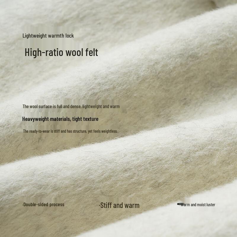 Olrain Women's Double-Faced Wool Coat