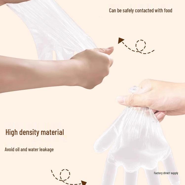 Thick Durable TPE Food-Grade Disposable Gloves for Kitchen & Household Cleaning