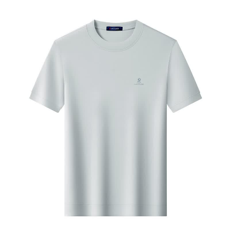 MONTAGUT Men's Lightweight Breathable Modal Blend T-Shirt