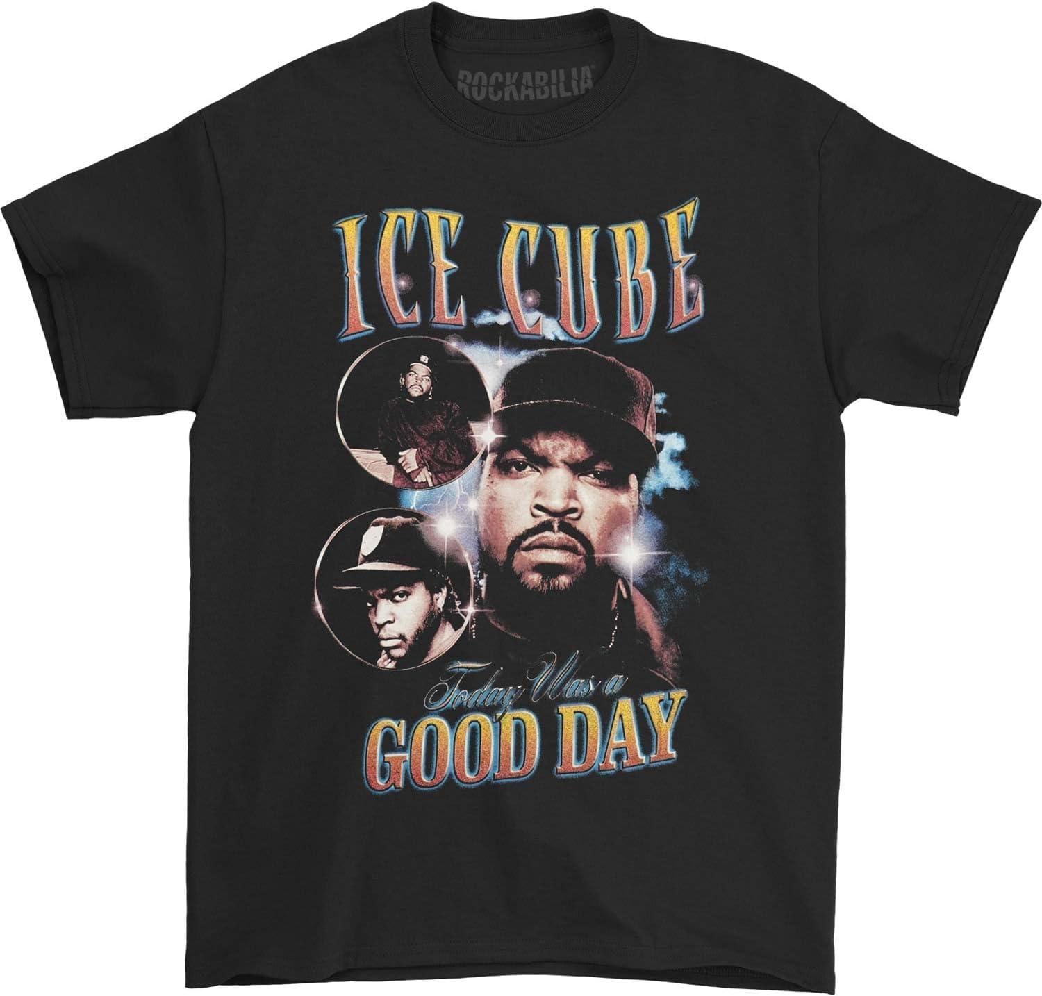 Мужская футболка Ice Cube Good Day Фотоколлаж Medium Черный S