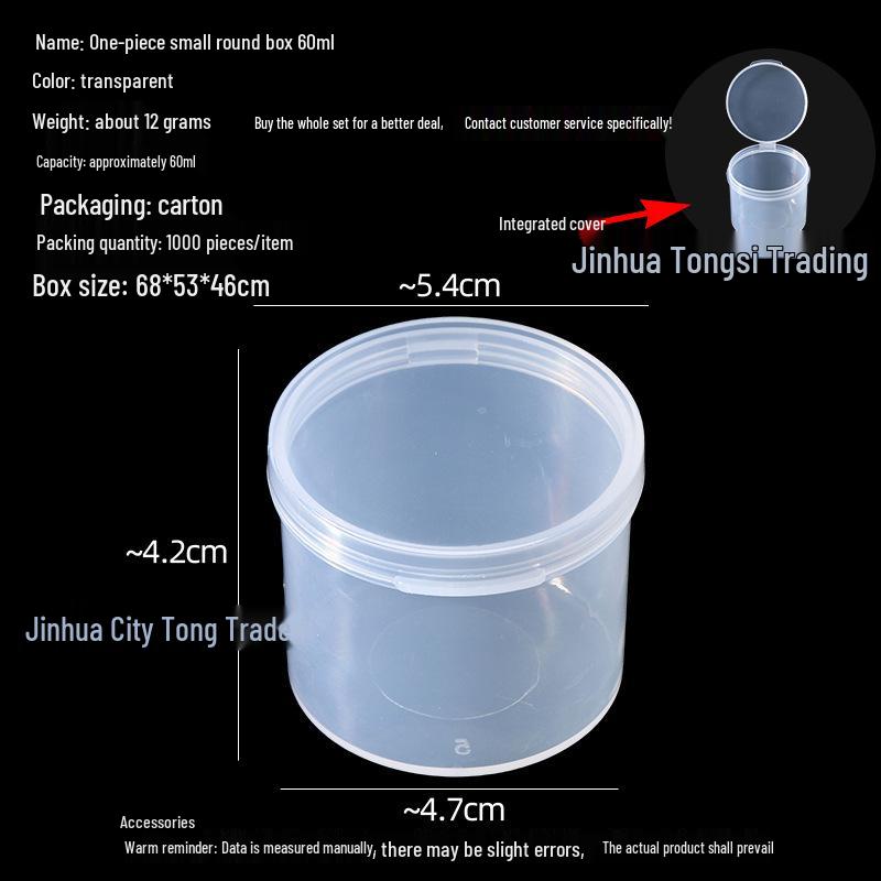 Transparent Storage Box for Electronics, Jewelry, Tools, Plastic Parts, and Fishing Tackle with Large Fixed Grids