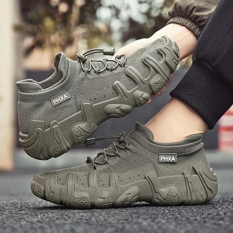 Fashion Platform Demi-season Wide Foot Shoes Basketball Men's Training Classic Men's Sneakers Sport Luxury Brand Choes Outside