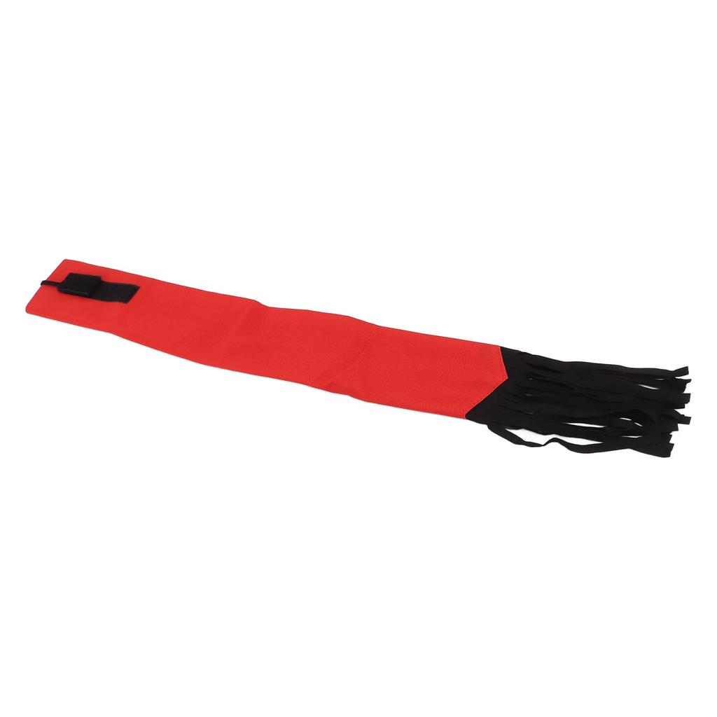 Horse Tail Bag Horsetail Protector Non Woven Fabric Horsetail Guard Anti Bite Anti Dirt Horse Grooming Supplies with Fringe Red