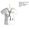 Yousheng Nurse Uniform Shape Decoration Flat Acrylic Hanging Ornament Keyring Pendant Gift for Nurses Doctors Car Bag Decoration