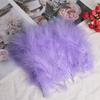 50Pcsdiy Color Feather Full Fleece Turkey Feather Clothing Antique Headdress Pet Toy Handicraft Decoration