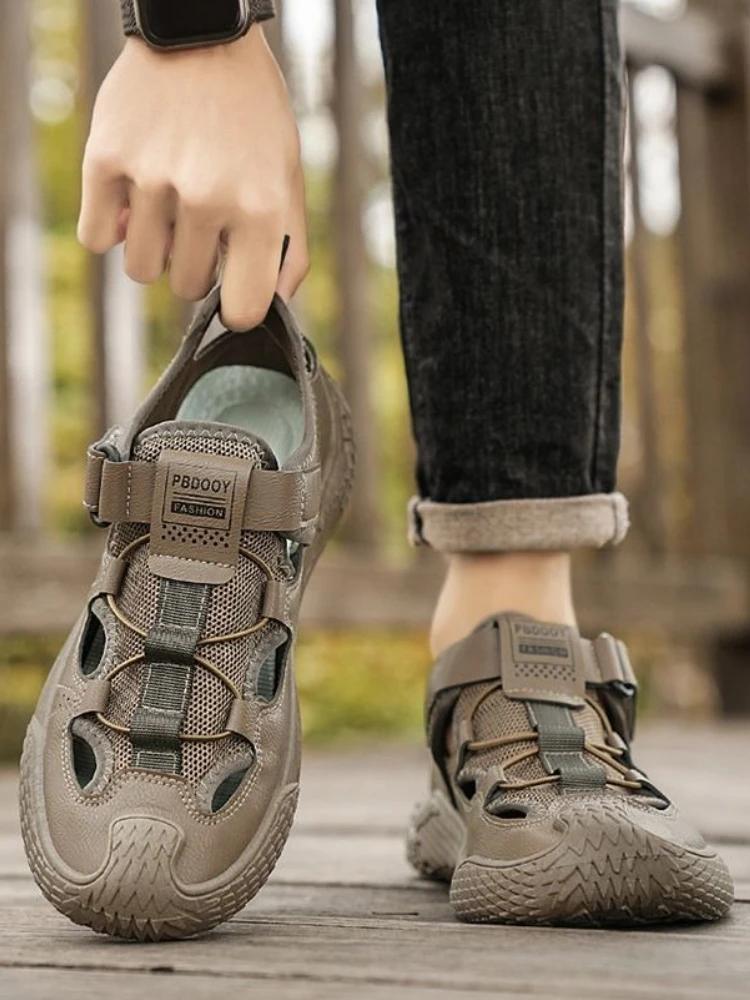 Fashion With Platform Male Shoe Rubber Height Luxury 2025 Casual Expensives Cheap Liquidation Summer Breathable Designer H Men's Sandal