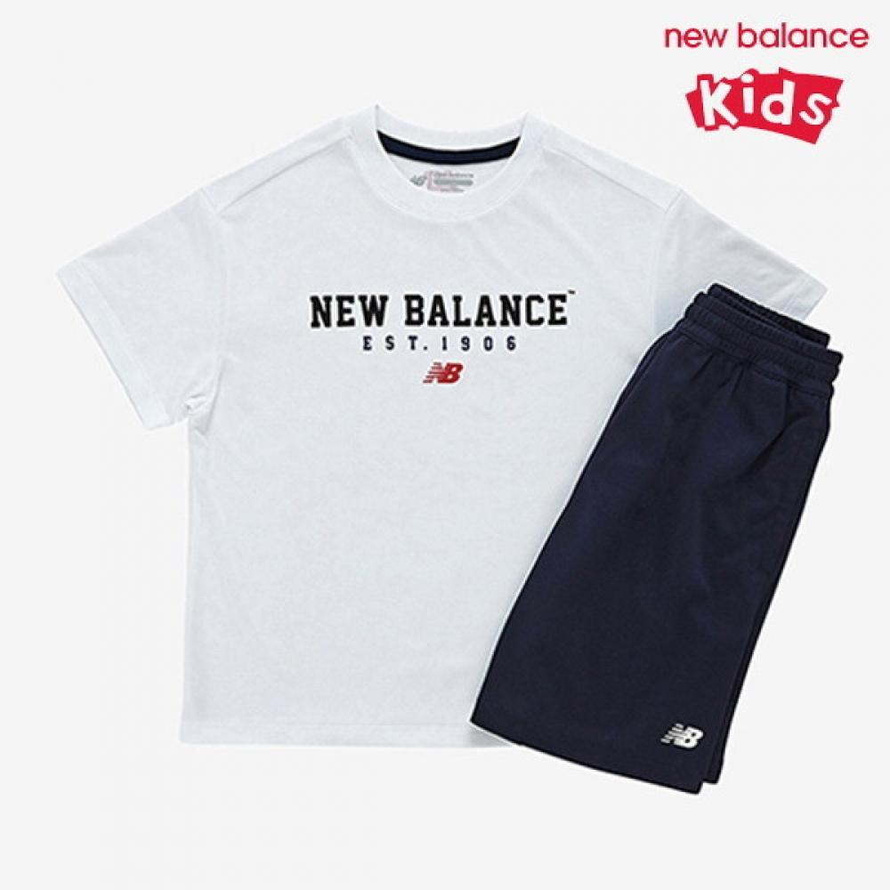 

New Balance Kids Logo Point Short Sleeve Setup Tee Nk9yf2113u 10 100/size