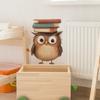 Cartoon Owl Book Wall Sticker Self-Adhesive Removable Kids Room Bedroom Home Decor