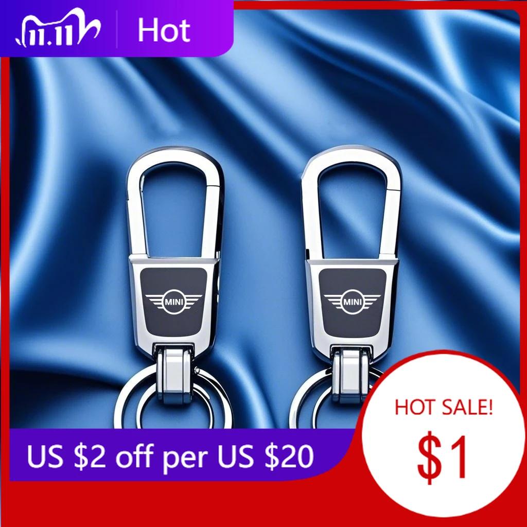 BAAL1 2025 Hot High-quality Car Styling Stainless Steel Keychain Key Ring For BMW MINI CooperS John-Cooperworks F54 F55 F56 F57 R50 R5